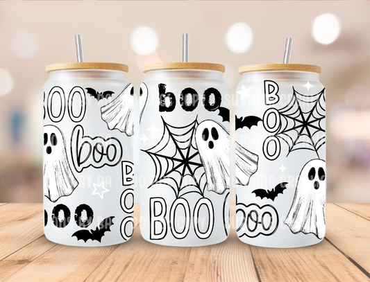 16oz Boo Collage Libbey Cup