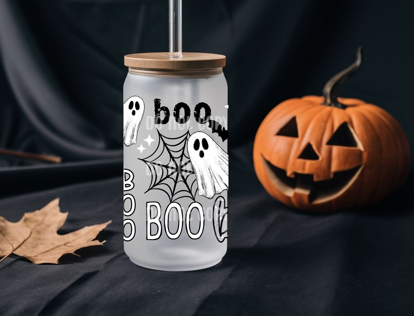 16oz Boo Collage Libbey Cup
