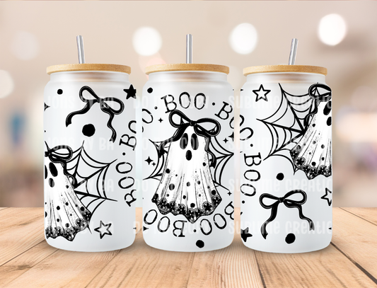 16oz Boo Lace Ghost Libbey Cup