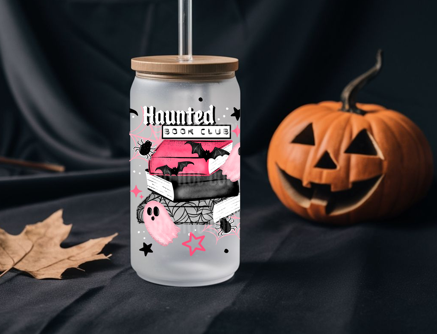 16oz Haunted Book Club Libbey Cup