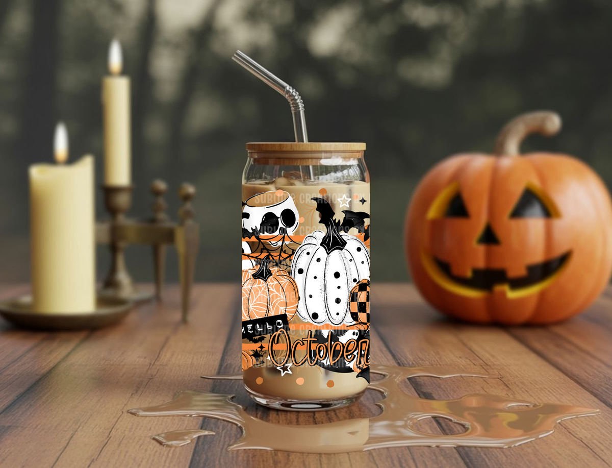 16oz Hello October Libbey Cup