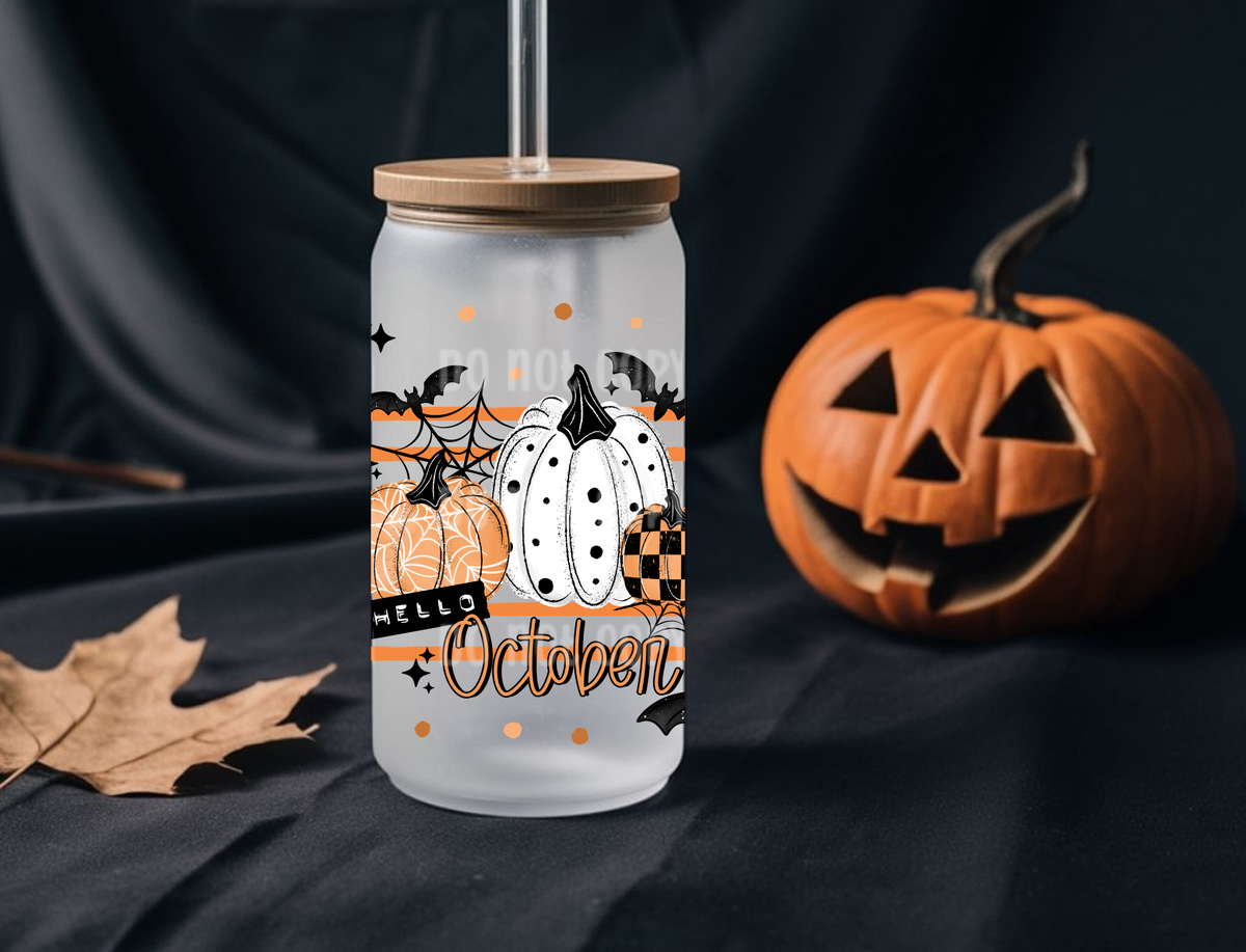 16oz Hello October Libbey Cup