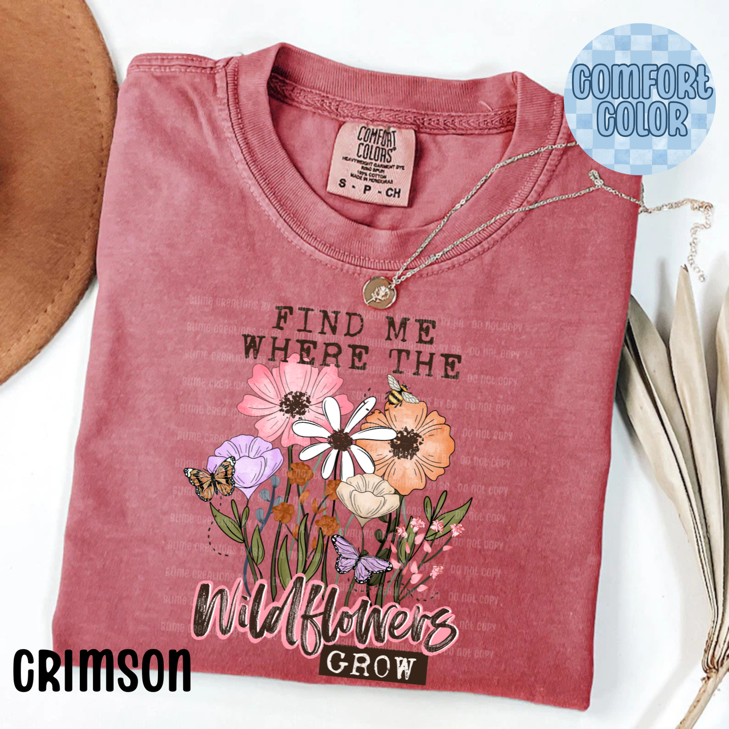 Find Me Where the Wildflowers Grow Apparel
