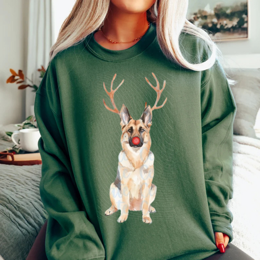 Watercolor Dogs Christmas Sweatshirts