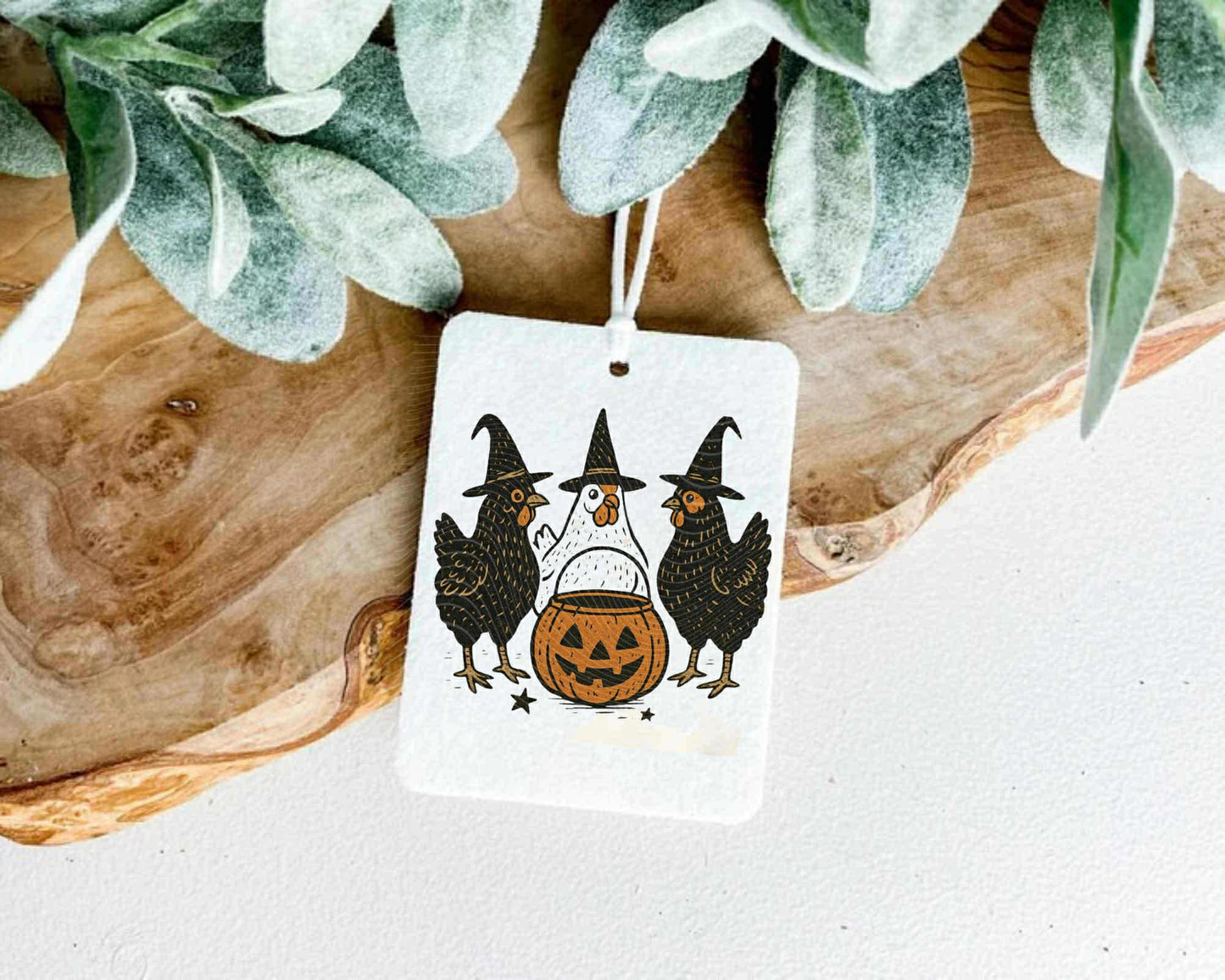 Halloween Chicken Felt Freshie