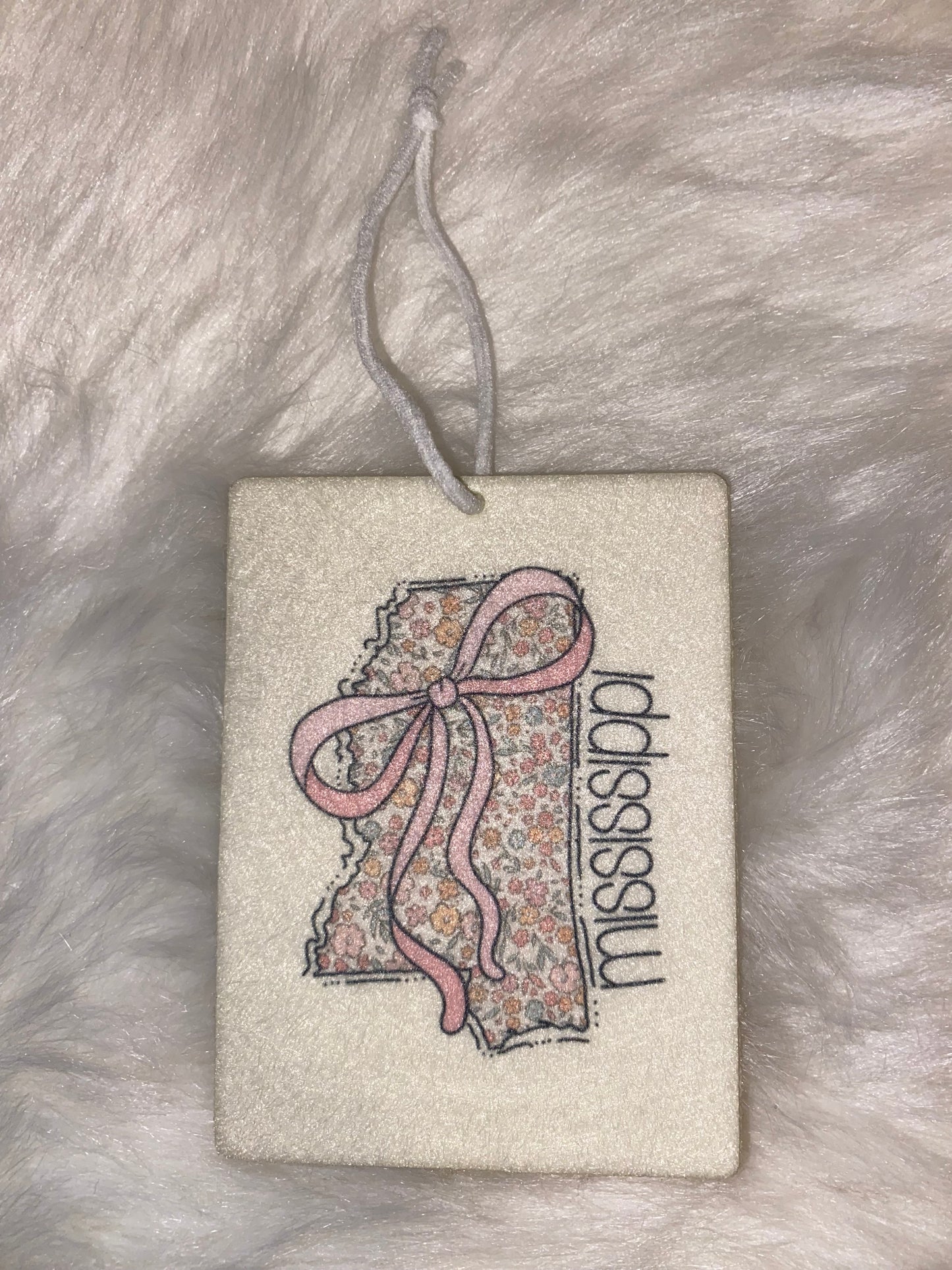 Floral Coquette Mississippi Felt Freshie