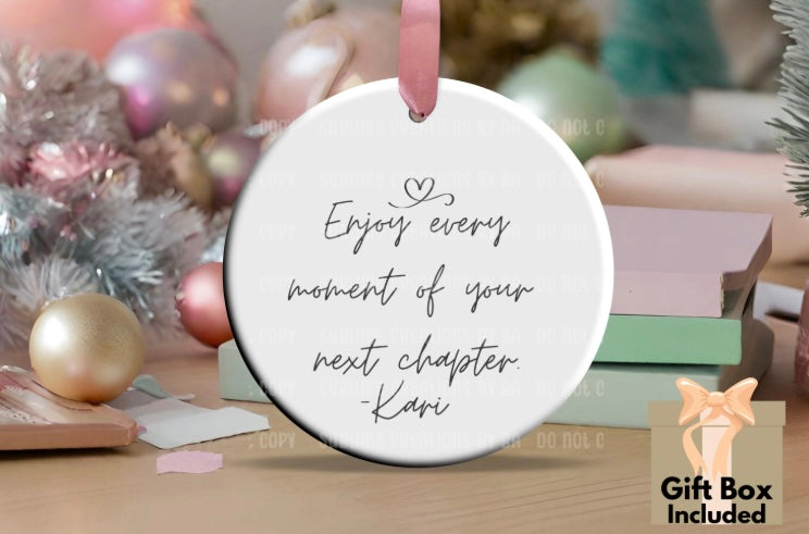 Thank You Gift, Never Forget The Difference You Make Ornament