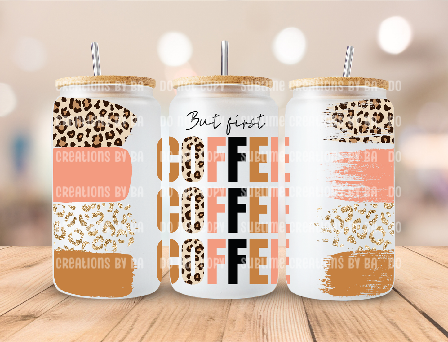 But First Coffee 16oz Libbey Class Cup