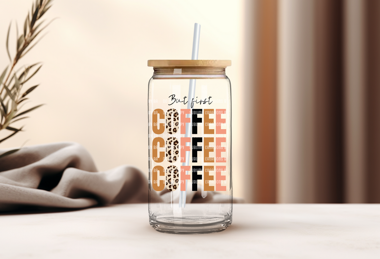 But First Coffee 16oz Libbey Class Cup