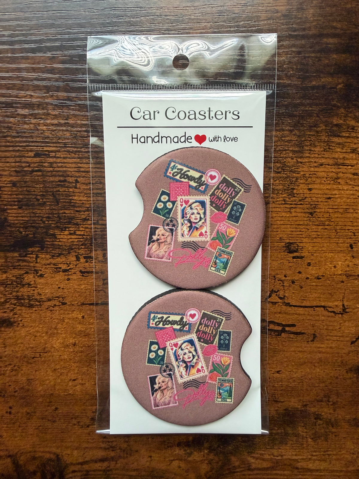 Dolly Stamps Car Coaster Sets