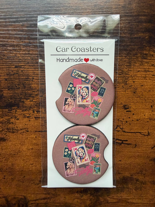 Dolly Stamps Car Coaster Sets