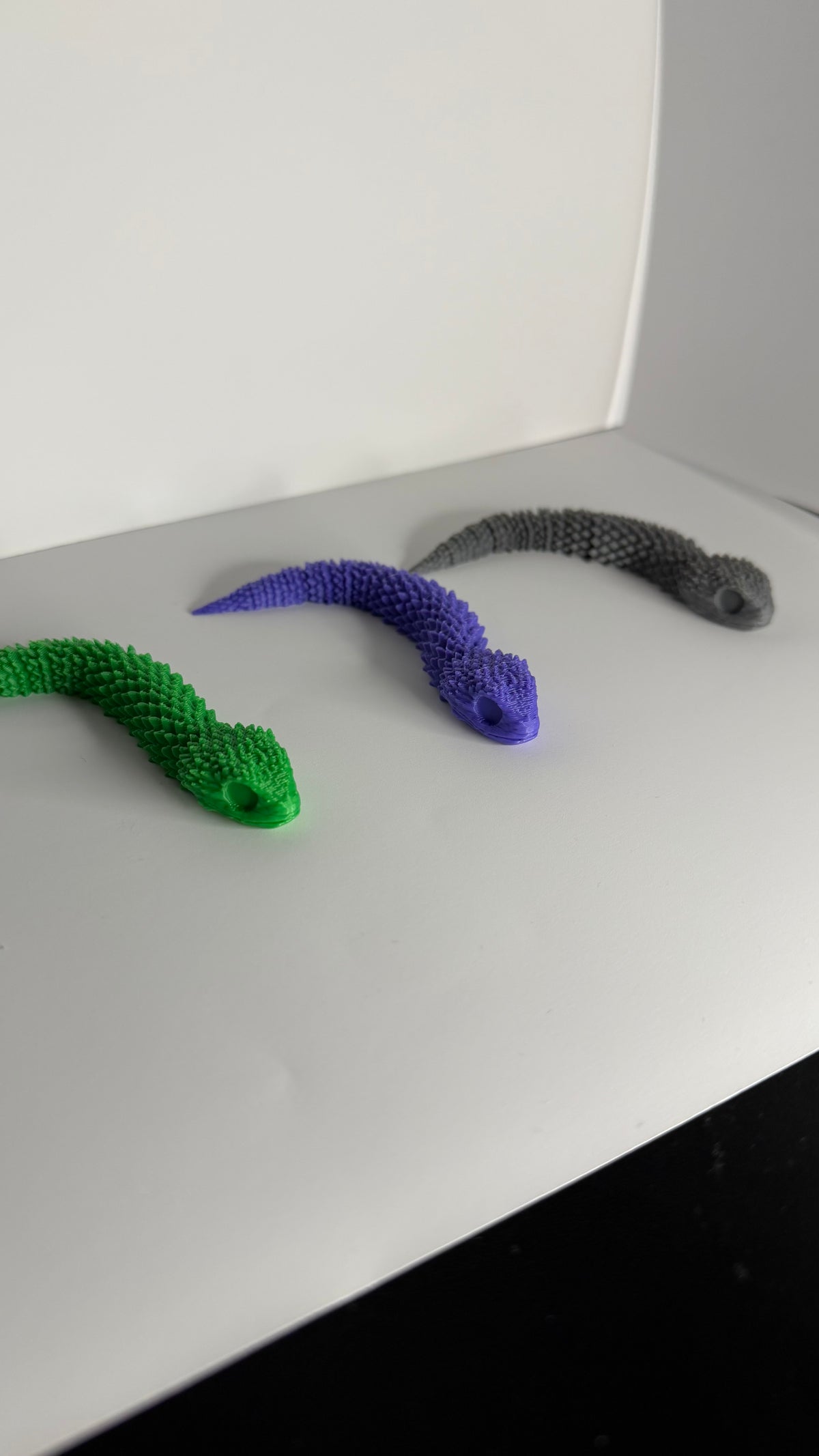3D Printed Mini Articulated Snake Toy & Fidget