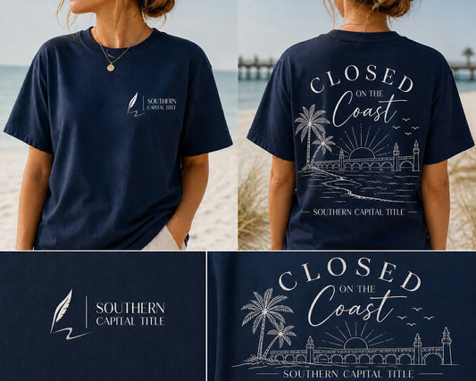 Custom Logo Bella Canvas Navy