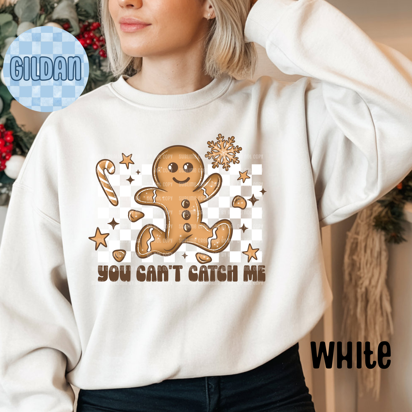 You Can’t Catch Me Adult Sweatshirt with Sleeve