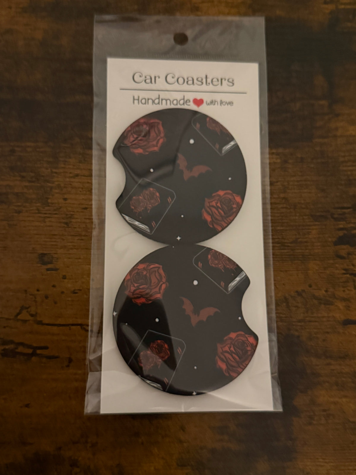 Dark Romance Seamless Car Coaster Sets