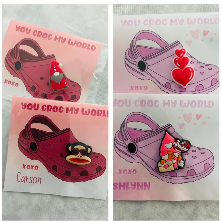 Personalized Croc Charm Favors