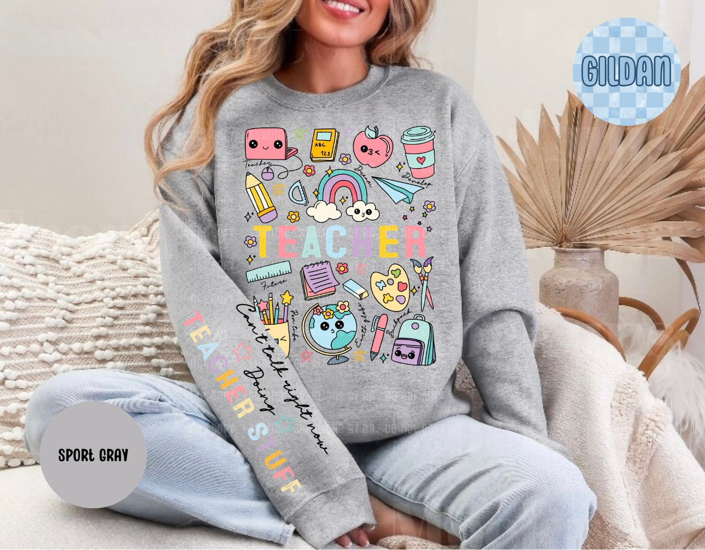 Teacher Doodle Occupational Sweatshirt