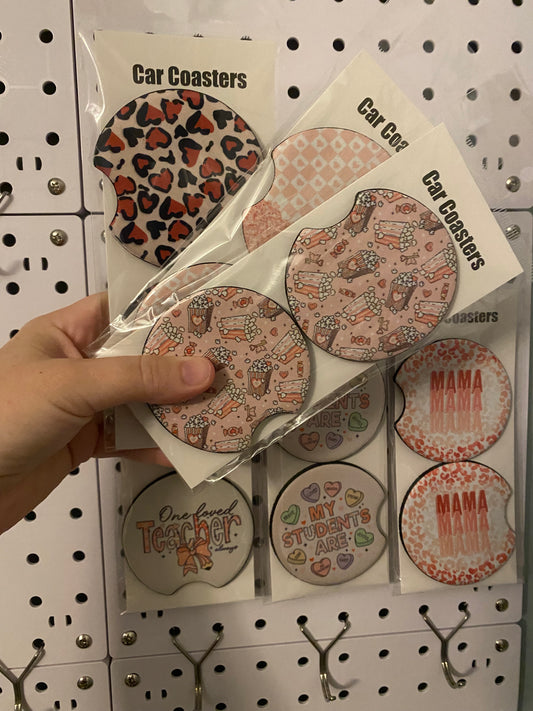 Assorted Valentine Car Coasters