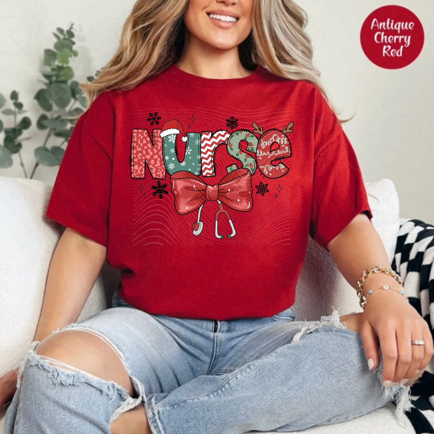 Christmas Nurse Tee