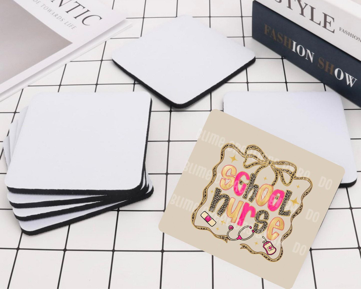 School Nurse Desk Coaster