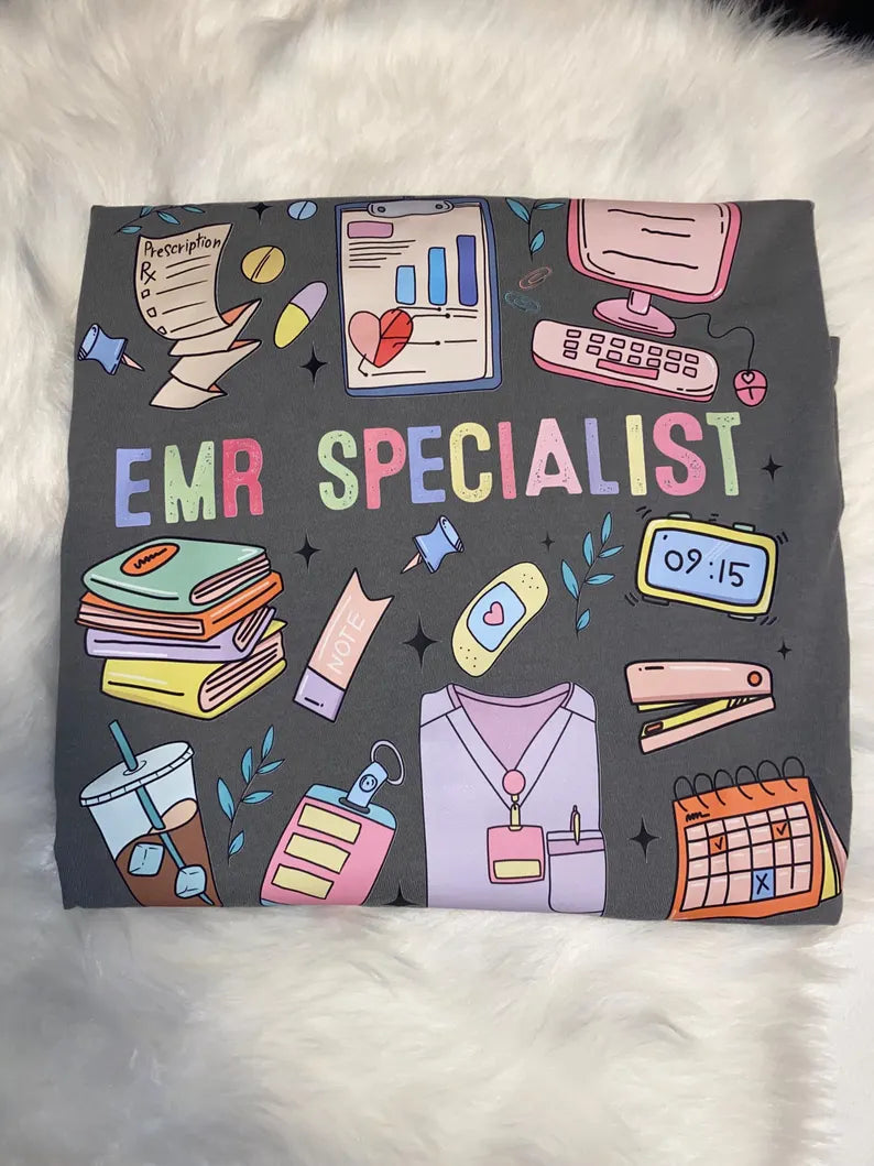EMR Specialists Doodle Occupation Sweatshirt