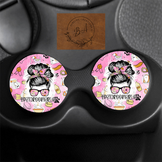 #PetGroomerLife Car Coaster Set