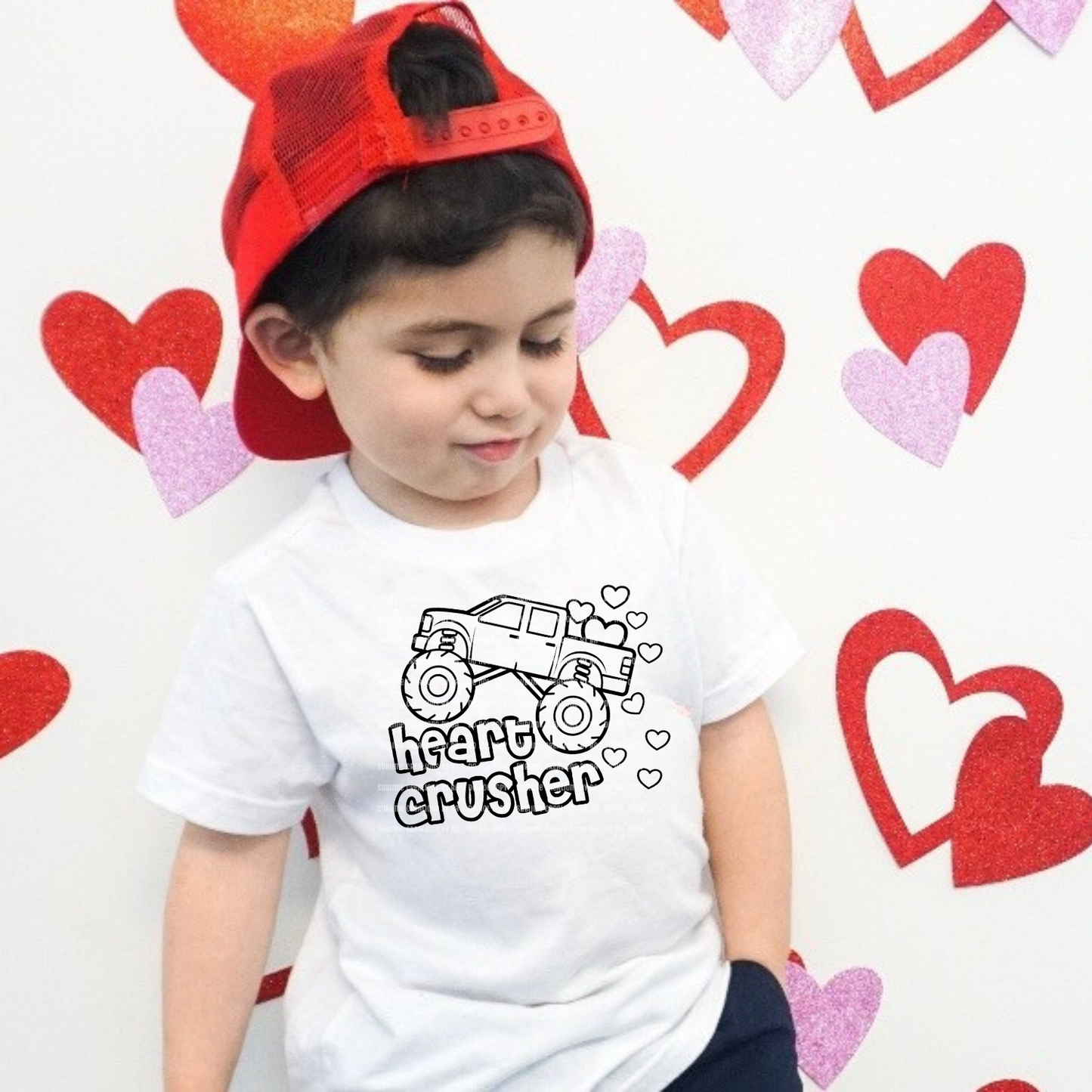 Valentine Coloring Shirts for Boys, Girls & Adults