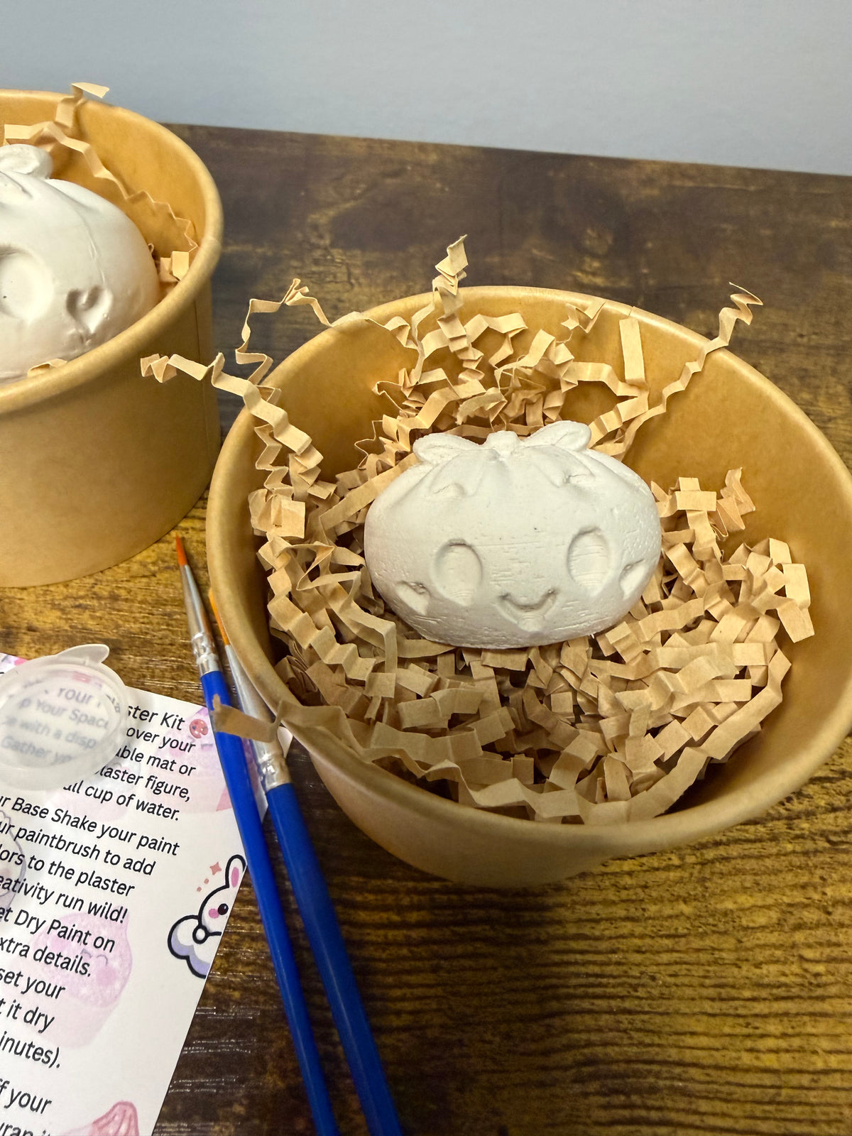 Custom Bow Dumpling Plaster Craft Kit