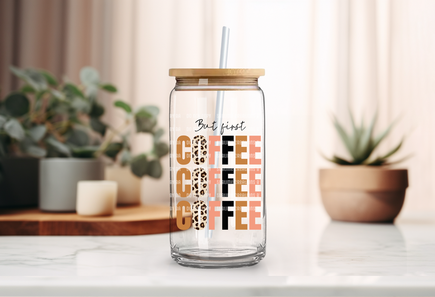 But First Coffee 16oz Libbey Class Cup