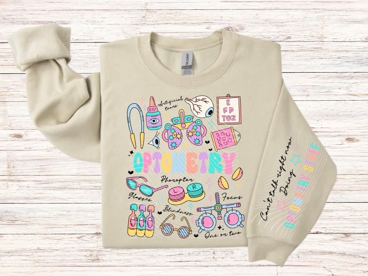 Optometry Doodle Sweatshirt