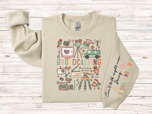 Broadcasting Doodle Sweatshirt