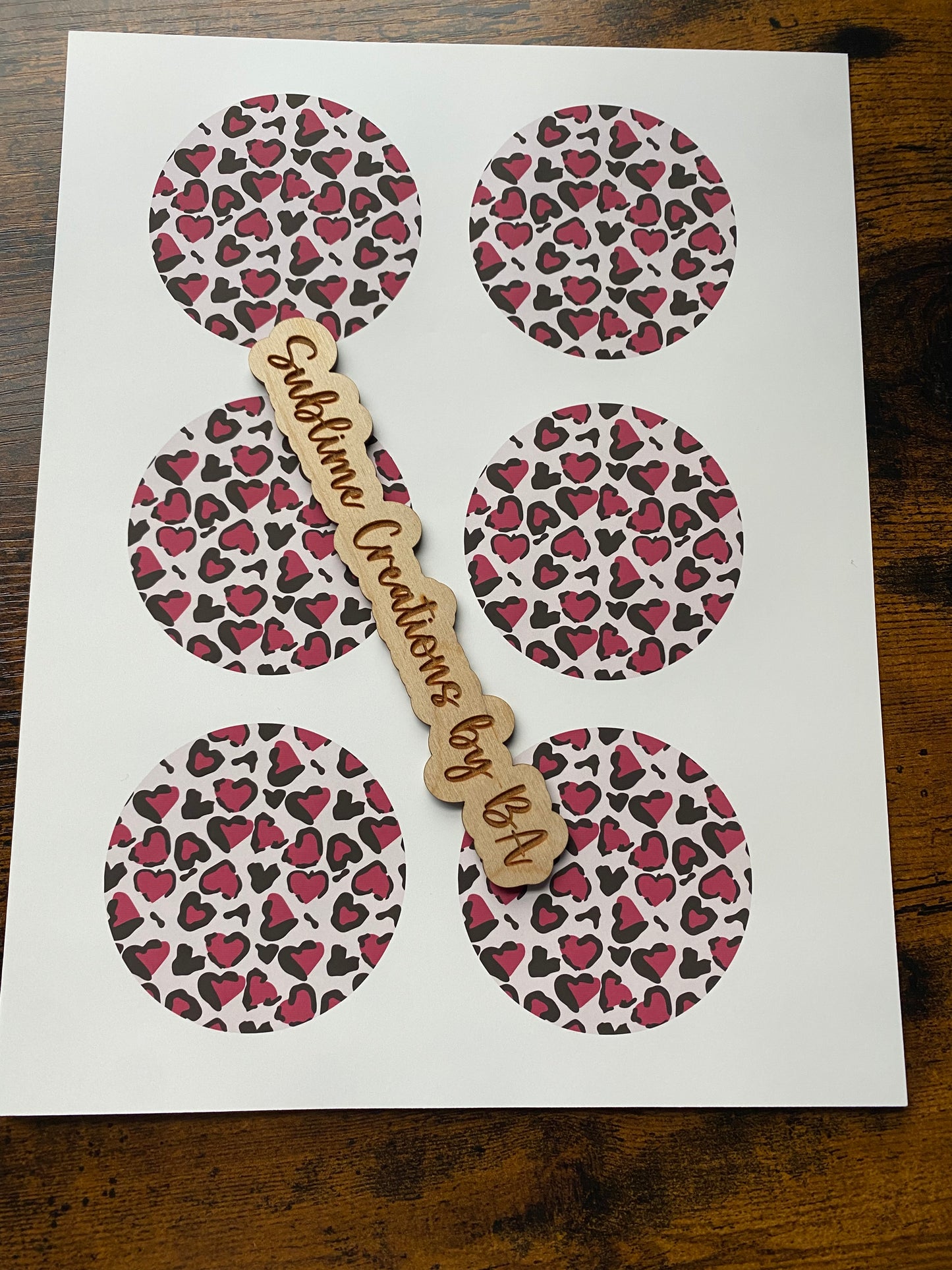 Red Heart Leopard Transfer Sheet