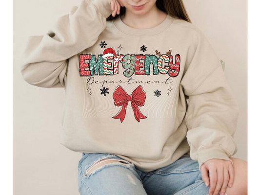 Christmas Emergency Department Sweatshirt