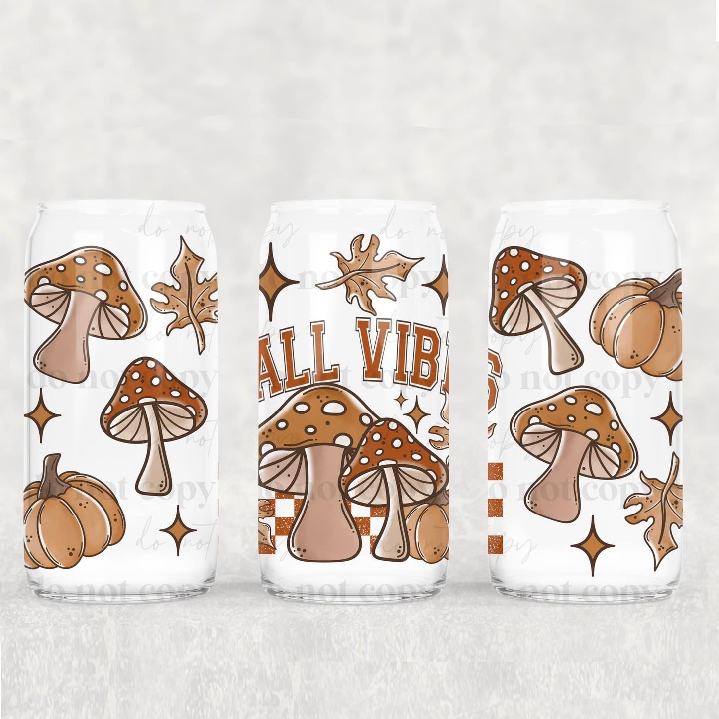 Fall/Halloween Frosted Libbey Cups