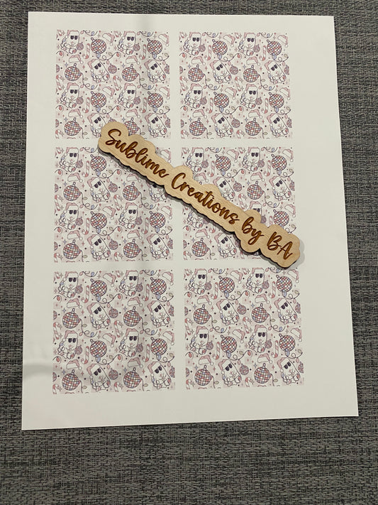 Disco Ghost Sublimation Transfer Sheet