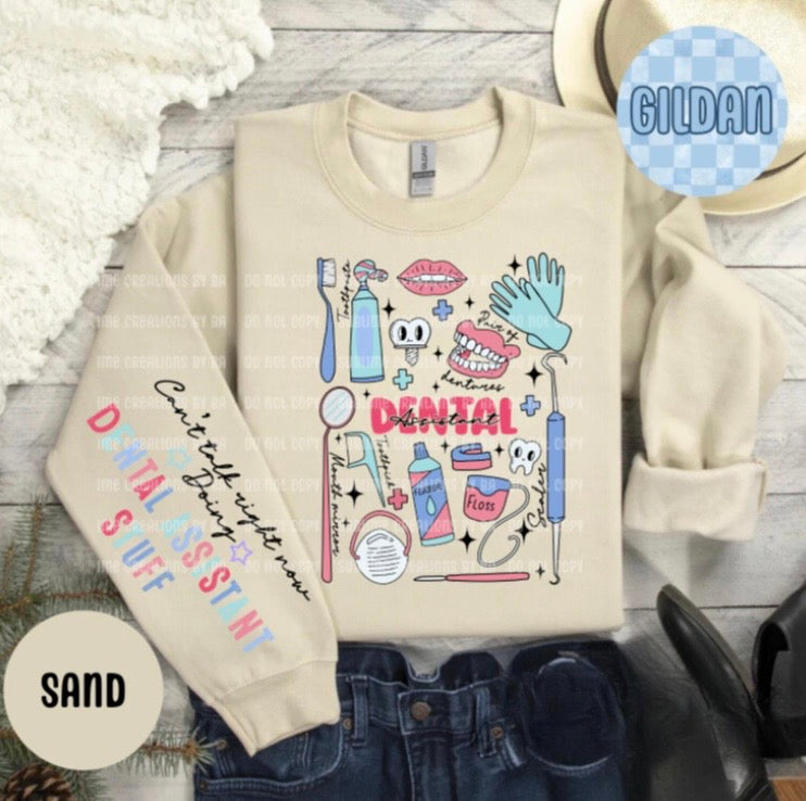 Dental Assistant Doodle Occupational