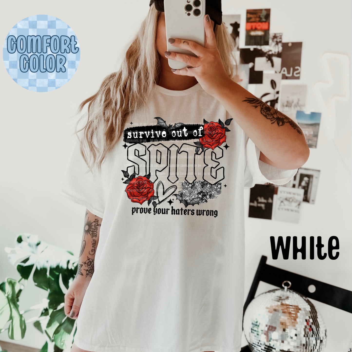 Survive Out of Spite Graphic Apparel