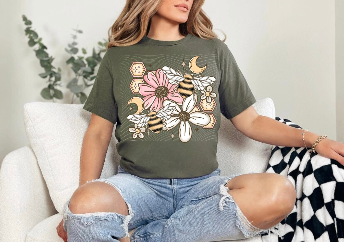 Bees Moon Tee