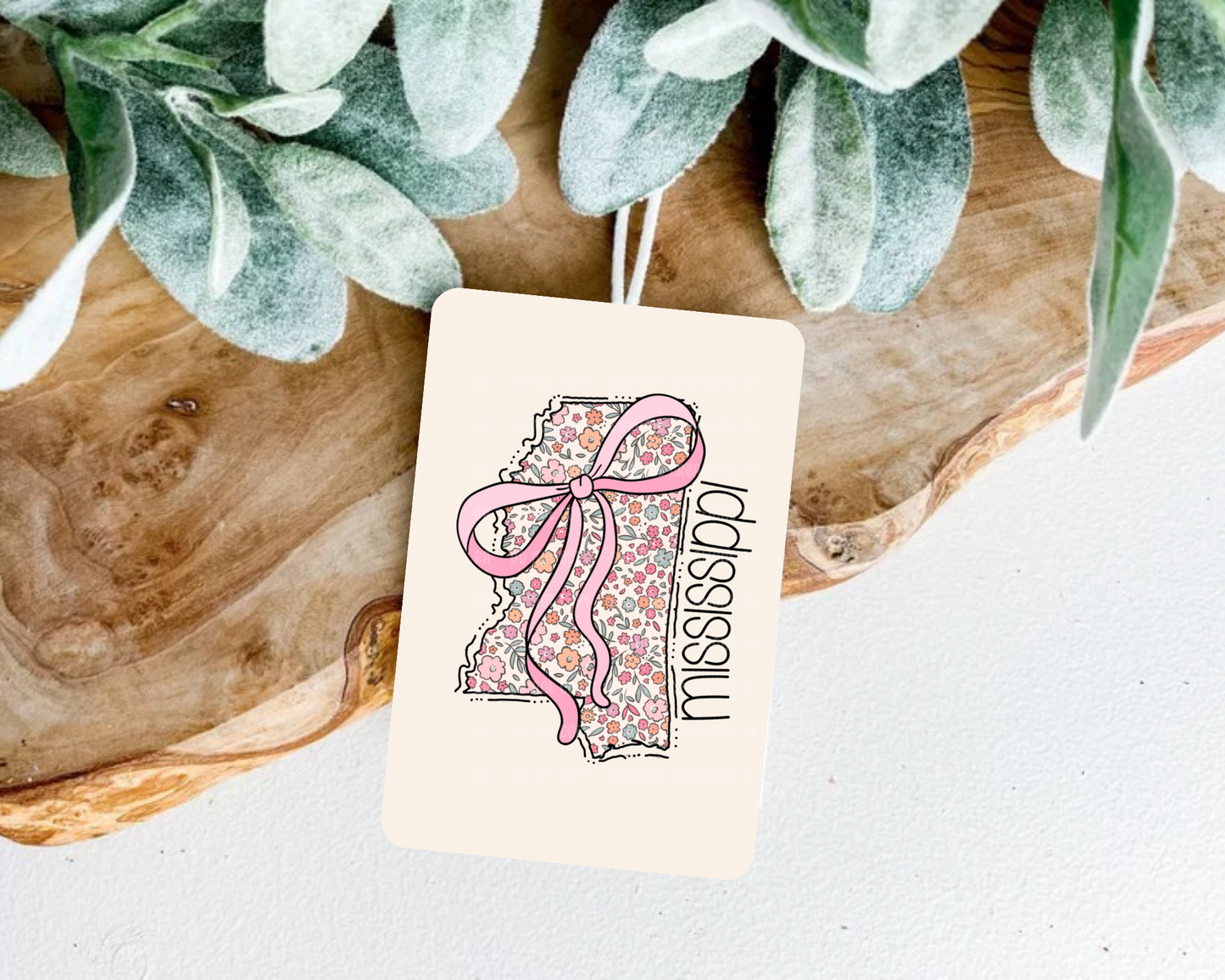 Floral Coquette Mississippi Felt Freshie