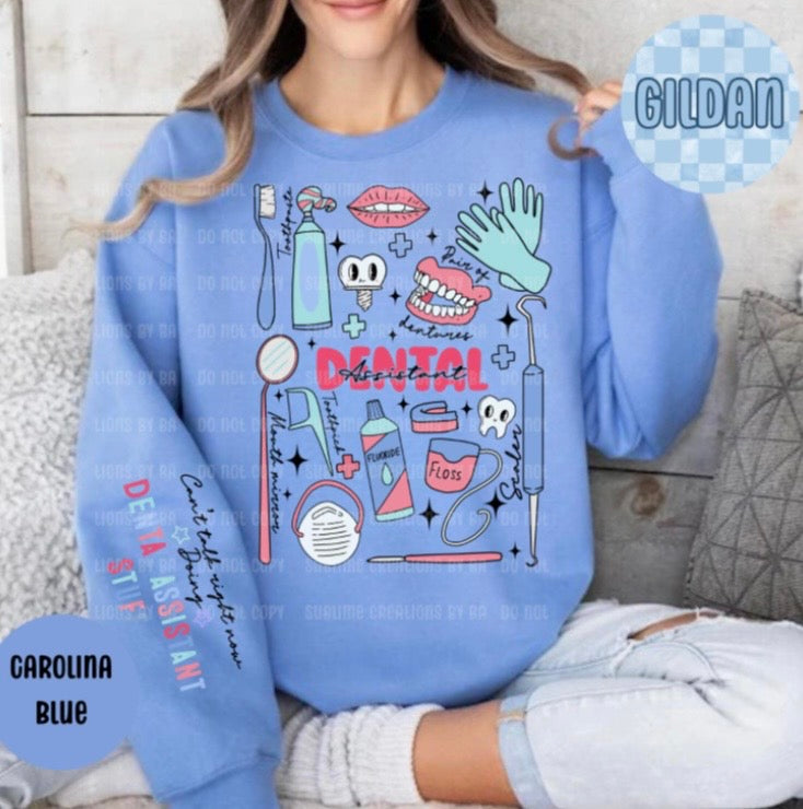 Dental Assistant Doodle Occupational