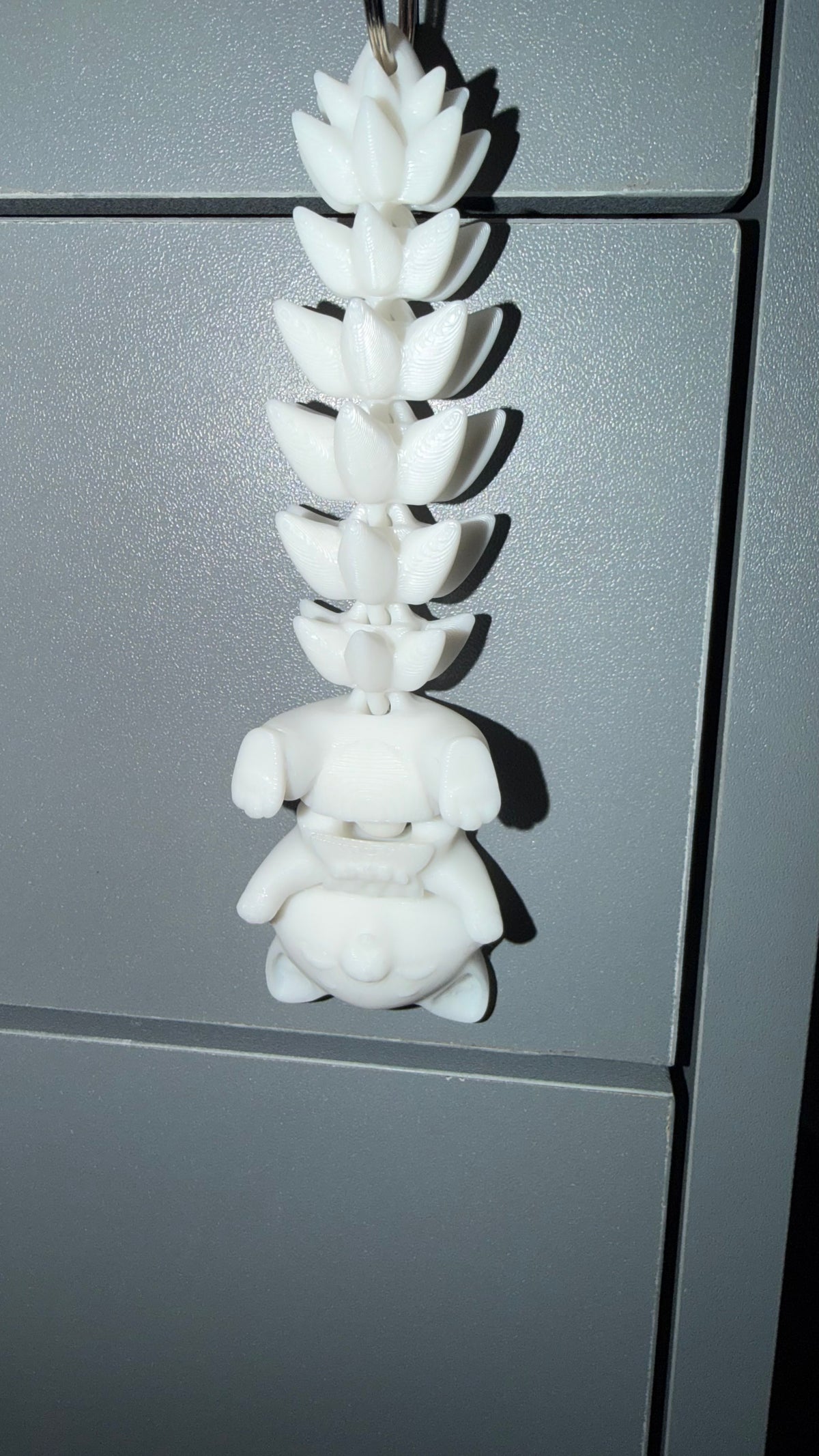 3D Printed Fluffy Tail Cute Flexi Fox Toy & Keychain