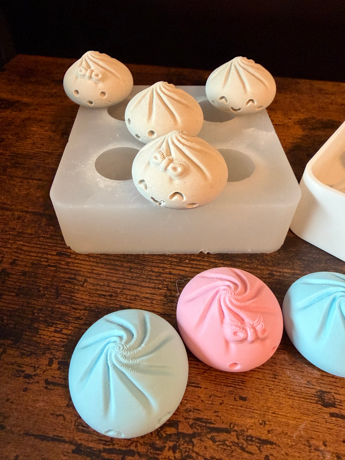 Mini Dumpling with and w/o Bows Silicone  Mold