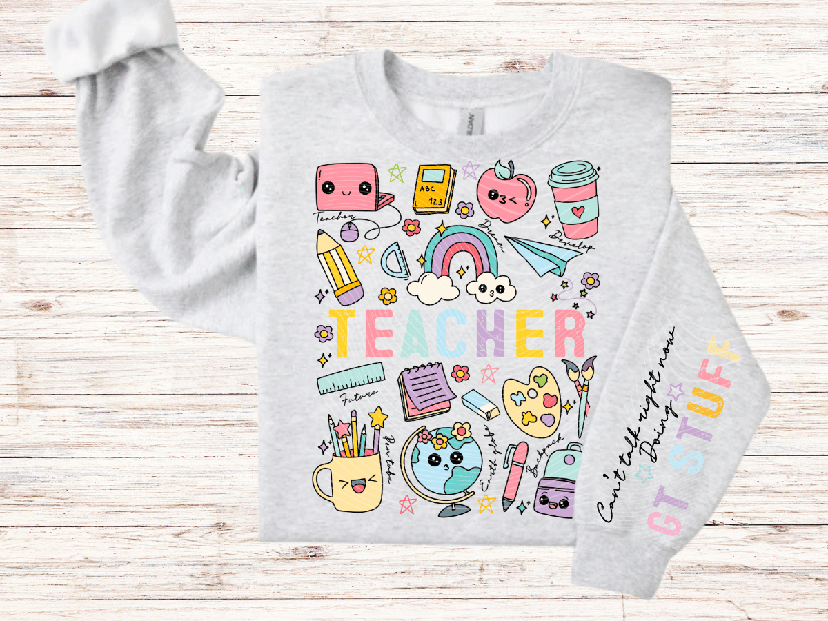 Gifted Teacher Doodle Sweatshirt