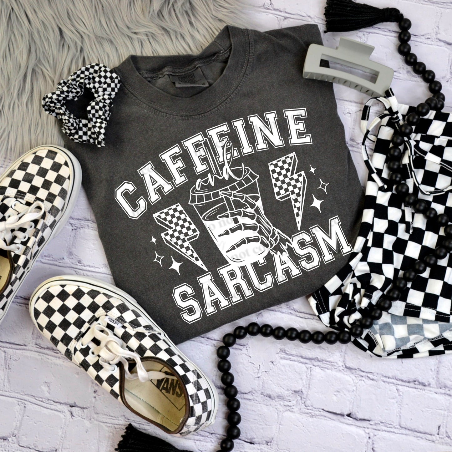 Caffeine Sarcasm DTF Print Only