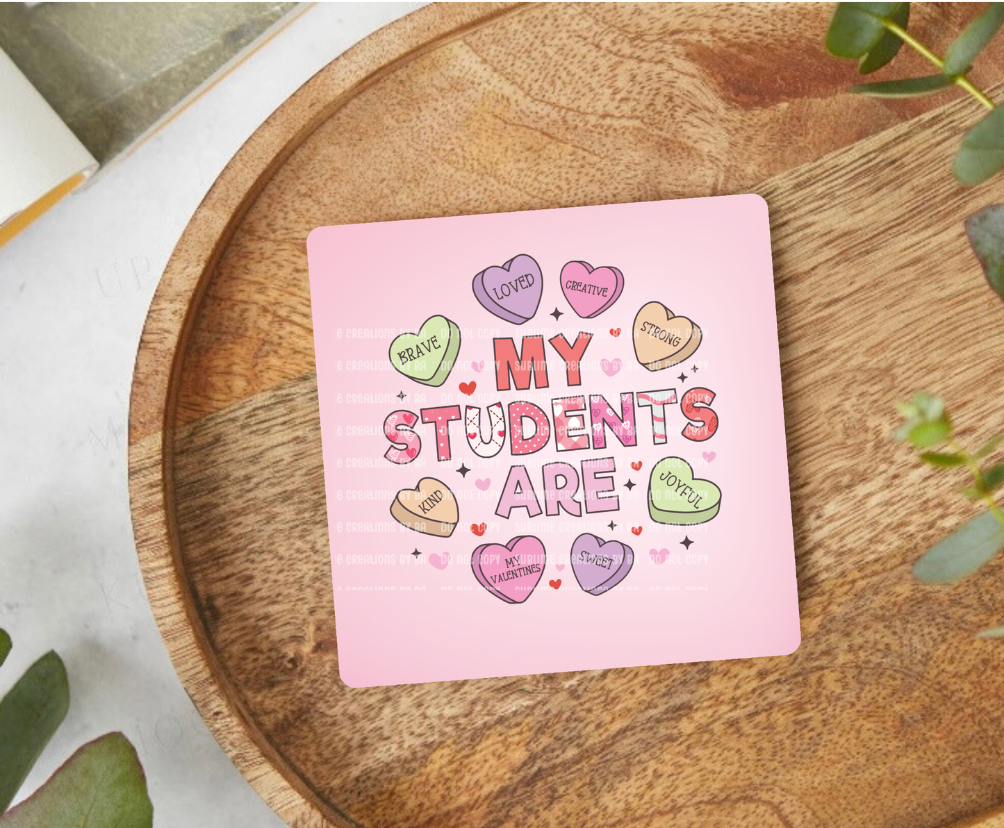 Valentine Teacher Desk Coaster