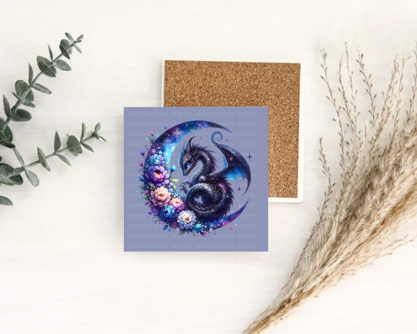 Celestial Dragon Desk Coaster