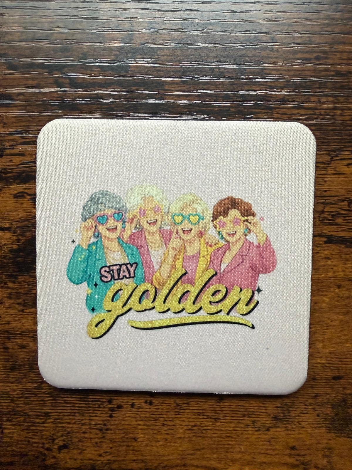 Stay Golden Desk Coaster