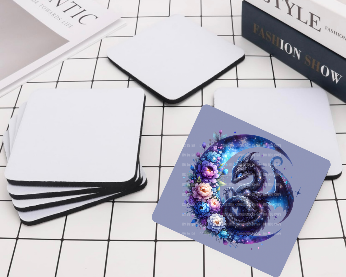 Celestial Dragon Desk Coaster