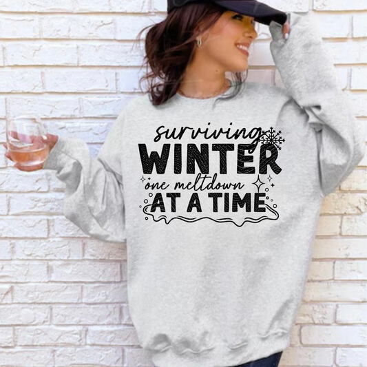 Surviving Winter Sweatshirts