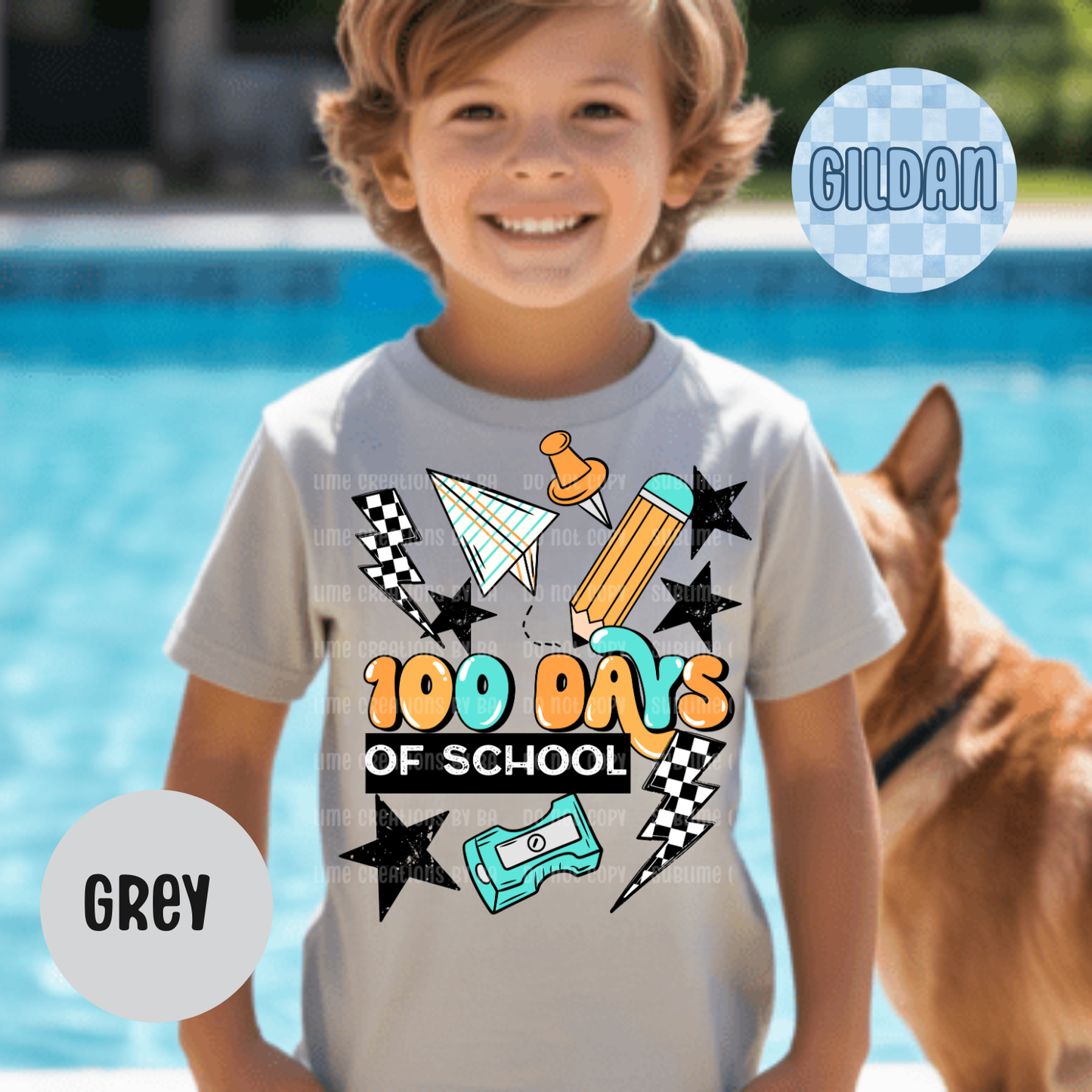 100 Days Boy of School Sweatshirt, Kids 100th Day Tee Youth